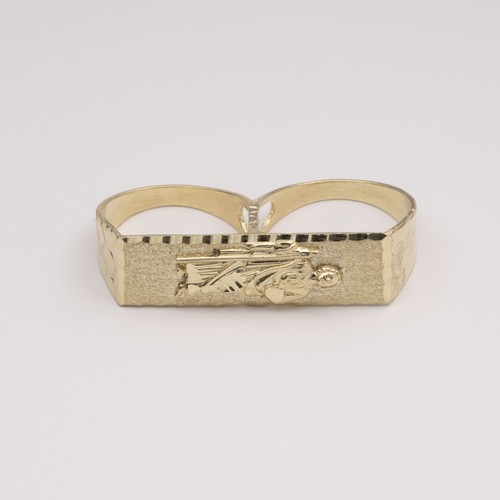 Bague deux doigts saint - bague, À