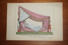 Gravure COULEUR XIX COSTUME
