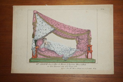 Gravure couleur xix costume - couleur,