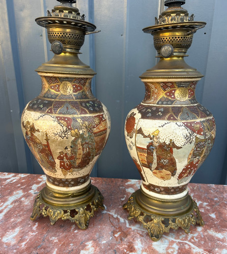 Paire lampe huile en - lampe,