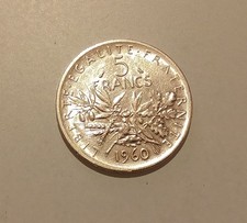 Pièce 5 Francs Semeuse - ARGENT - 1960