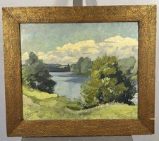 Marius WOULFART (1905-1991) Paysage Nature Peintre Russe Frauenburg