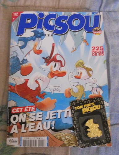 Picsou 571 avec pin poster - pin's,