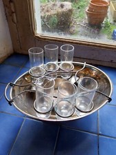 Service à caviar en métal