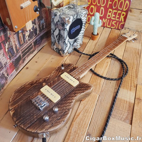 Cigar box guitare - cigar, solid