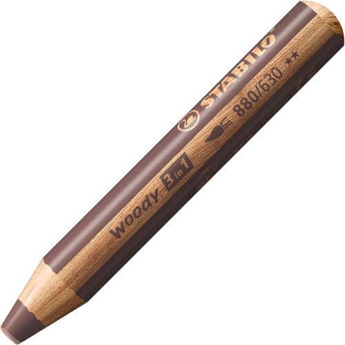 Stabilo woody marron - woody,