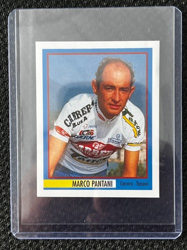 Sticker marco pantani - marco, carrera