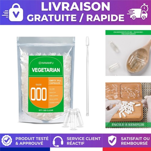 Gélules vides végétales