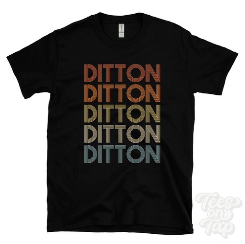 Ditton repeated retro style - repeated,
