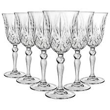 6x RCR Crystal 210ml Melodia Verres à Vin Blanc Fête Cocktail Verre Ensemble