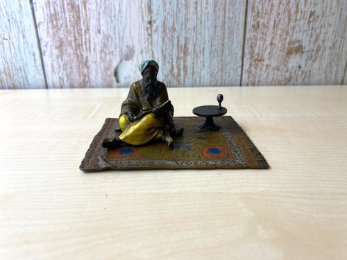 Sculpture bronze arabe - en,