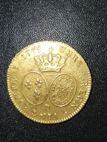 Double louis au buste - d'or,