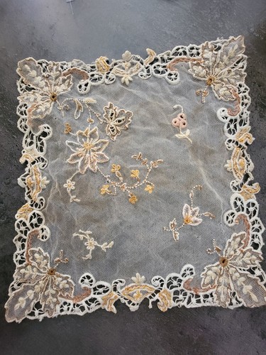 Ancien mouchoir mariage - ancien, de