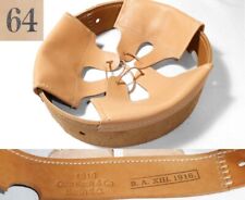 Coiffe intérieure cuir naturel vieilli  casque Allemand M16 WWI taille 64.