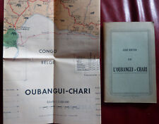 Carte et guide routier de l'OUBANGUI-CHARI/Plan de BANGUI (1955)