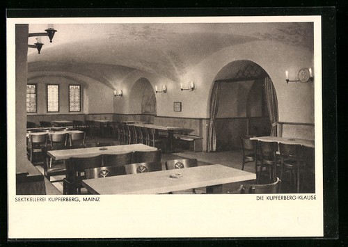 Carte postale mayence - carte, cave