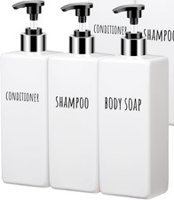 Lot 3 Flacons Plastique Pompe