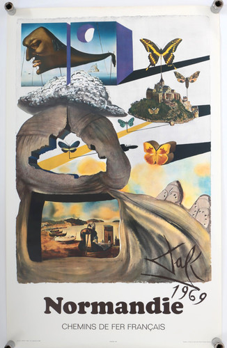 Affiche vintage salvador dali - affiche,