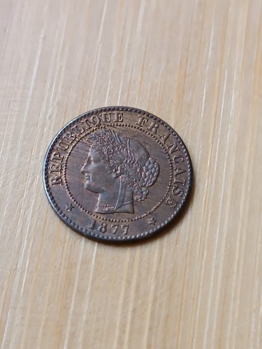 Centime 1877 paris 1 ct - un,