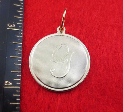 Pendentif breloque lettre - breloque,