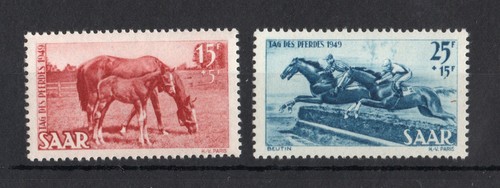 Sarre serie timbres - serie,