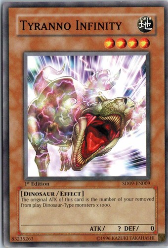 Tyranno infinity 1st edition - infinity,