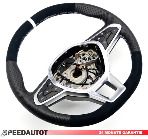 Volant alcantara cuir - en,
