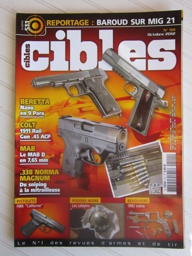 Cibles 511 beretta - cibles, n°