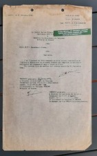 WW2 Document FNFL Aéronavale