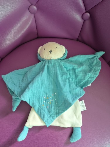 Doudou ours coton bio petit - doudou,
