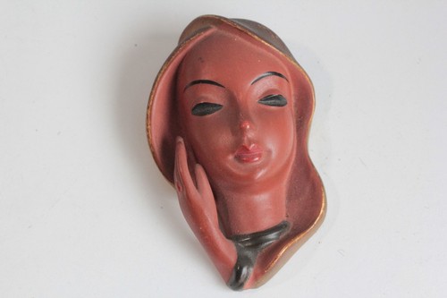 Masque mural visage femme