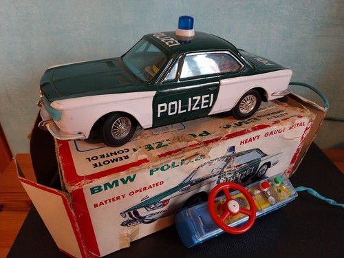 Jouet bandai tôle bmw polizei - jouet,