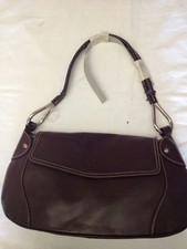 Sac Faux Cuir Brun Foncé