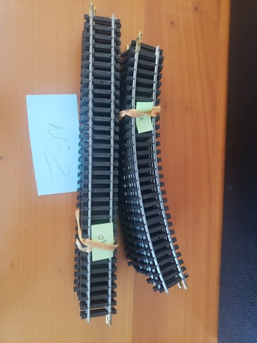 Lot 10 rails droits - rails,