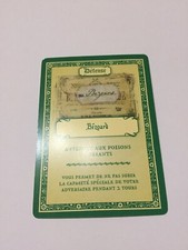 CARTE POTIONS BEZOARD JEU DE