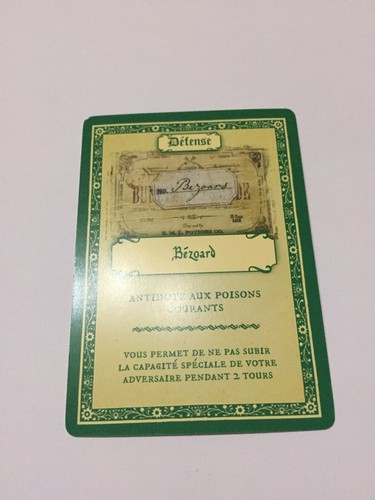 Carte potions bezoard - potions, jeu