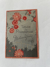 Carte  parfumée ANCIENNE MOLINARD
