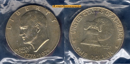 Usa dollar 1976 unc - usa,