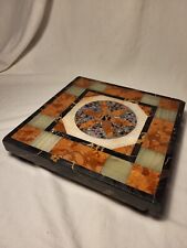 Dessous de Plat  Repose Plat Marquetterie de pierres dures - pietra dura - XIXe