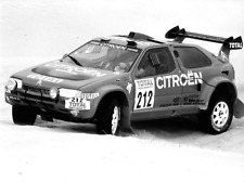 L433 Didier AURIOL. Citroën ZX. Rallye Raid Dakar. Photo argentique 18x24 cm
