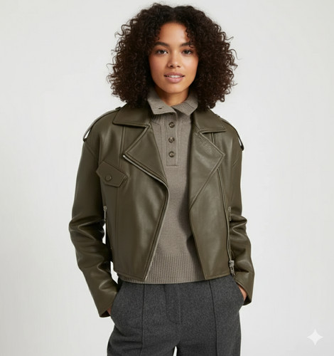 Veste causale cuir - causale, en