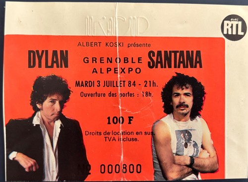 Billet concert dylan santana - billet,