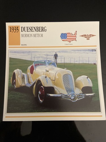 1935 duesenberg mormon - 1935, meteor