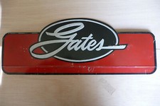 ancienne plaque publicitaire gates pneus courroie old advertising plate belt tir