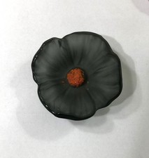 sculpture fleurs de cactus DAUM par HILTON mac CONNICO pate de verre / cristal