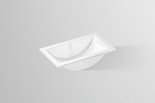 Bassin encastrable Alape EB.R585, rectangulaire L : 585 mm H : 143 mm P : 347...