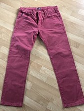 PANTALON ARMANI JEANS JEAN'S rouge taille size EUR 34 US 33 FEMME lady RED
