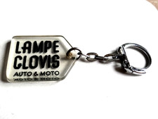 porte clés auto moto LAMPE CLOVIS garage accessoires années 60