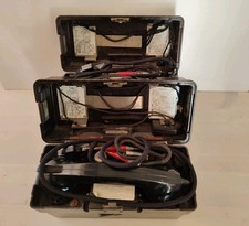 2 x telephone de campagne allemand lorenz complet non tester années 60 70