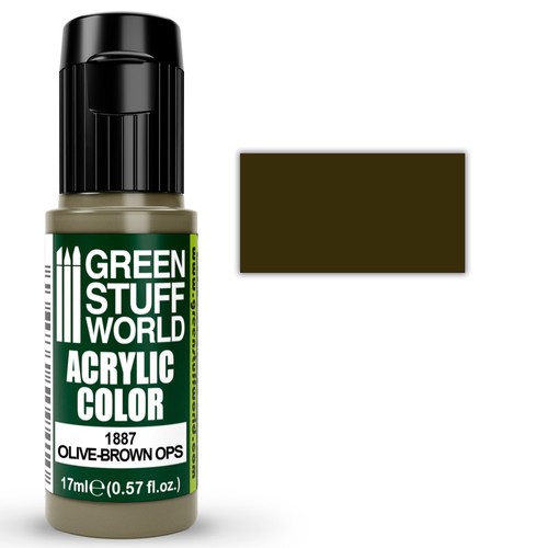Peinture maquette olive brown - maquette, olive-brown